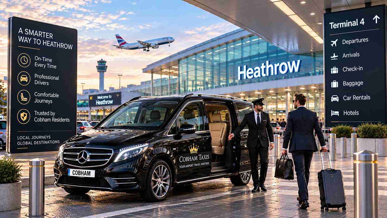 Modern Airport Taxi Standards Making Cobham a Smart Heathrow Base